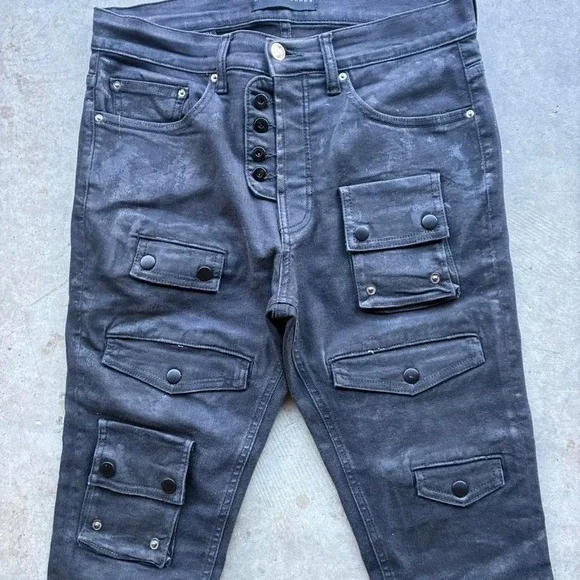 avant garde edgy y2k streetwear Dior style semi waxed art meets chaos Size 32X33
